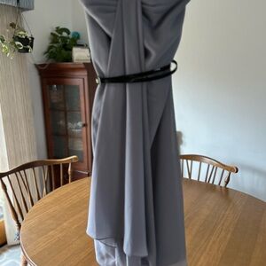 Elegant Gray Women's Dress